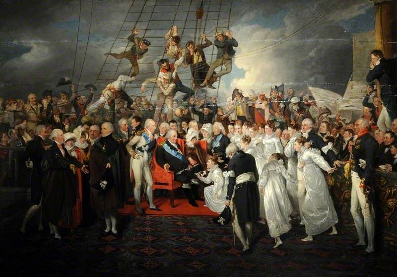 The Arrival of King Louis XVIII of France in Calais in 1814