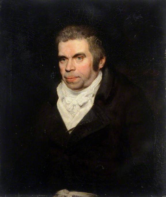 Portrait of an Unidentified Man Wearing a Dark Coat with a White Bow Tie and a Scarf