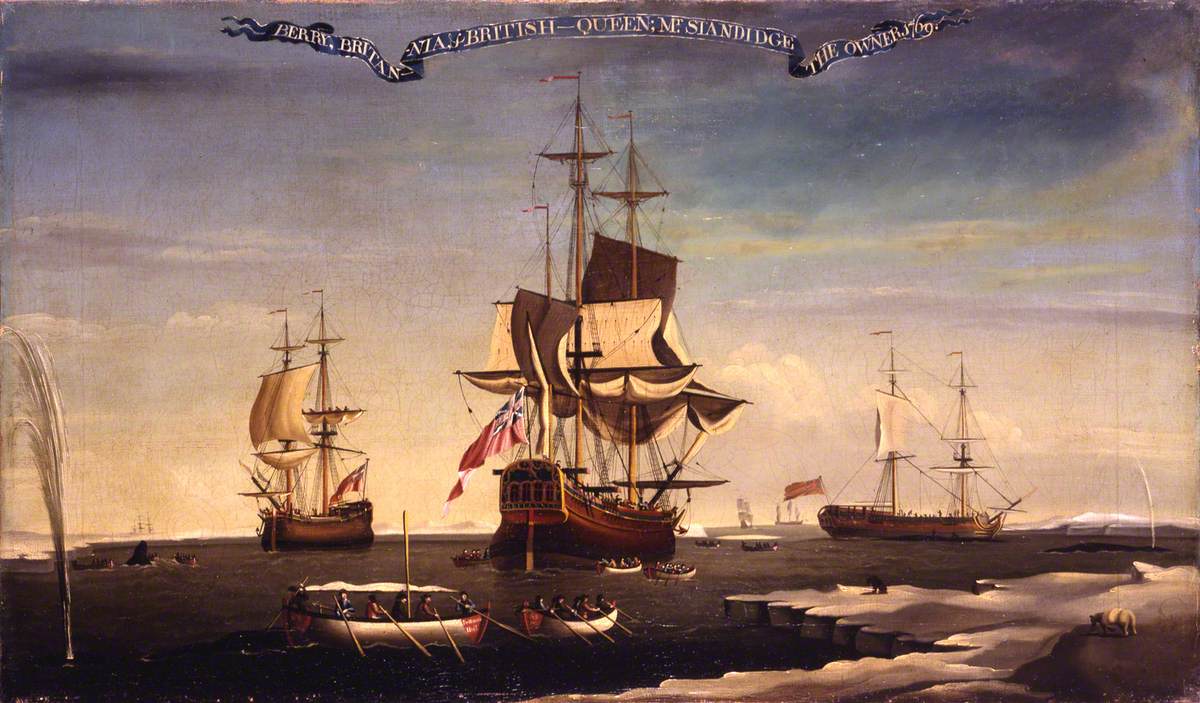 The Hull Whaling Fleet of Sir Samuel Standidge ('Berry', 'Britannia' and 'British Queen')