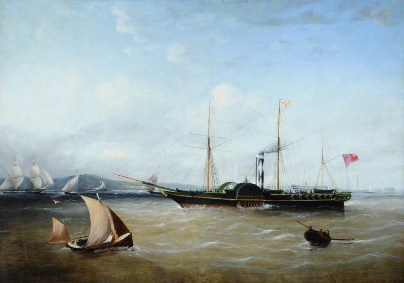 The Paddle Steamer 'Waterwitch'