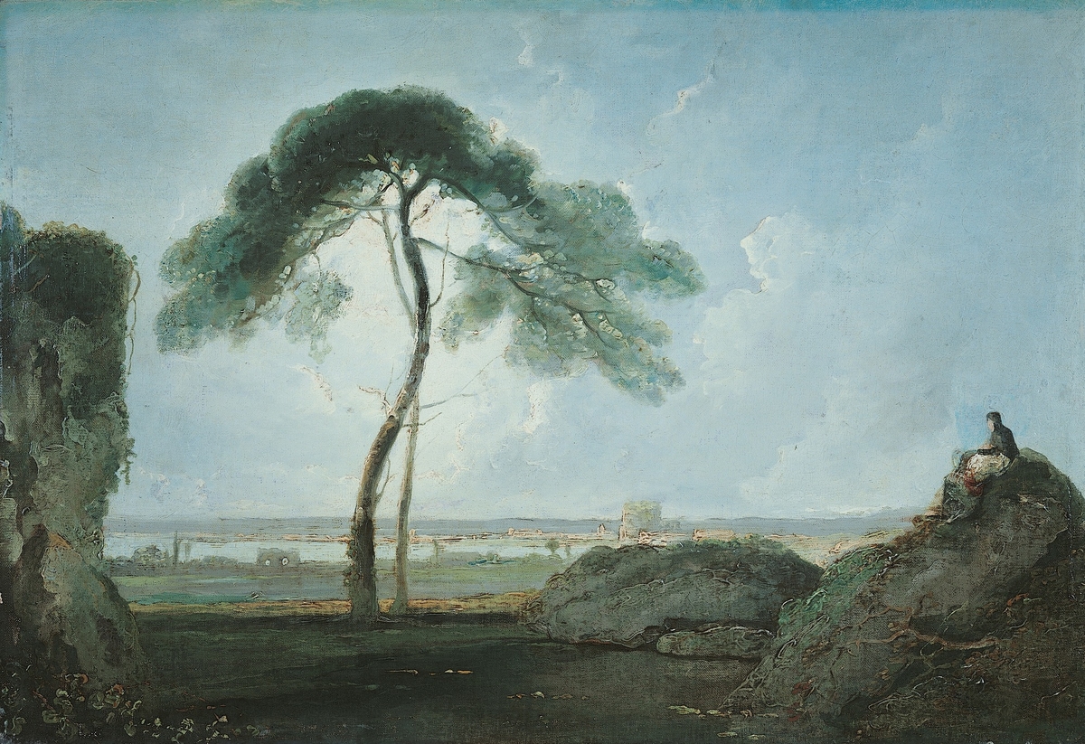 Italian Landscape with a Stone Pine