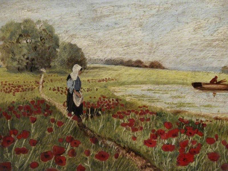 Lady in a Poppy Field