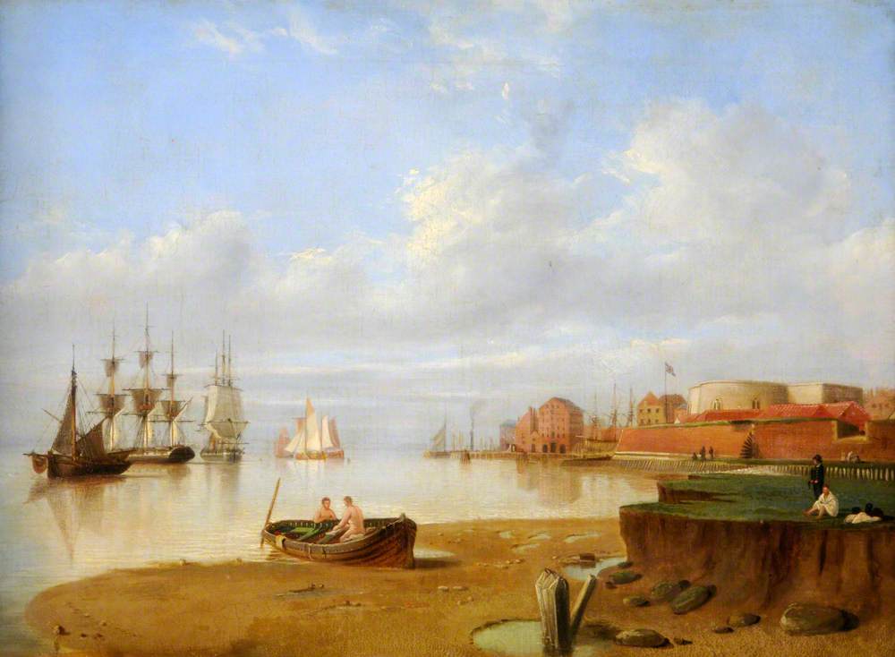 Ships on the Humber and the South Blockhouse