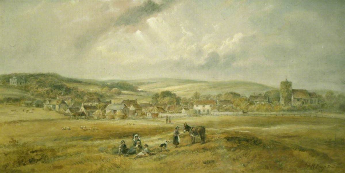 The Village of Portslade, East Sussex, in 1840