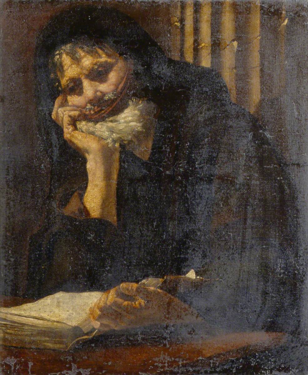 Seated Figure with a Book