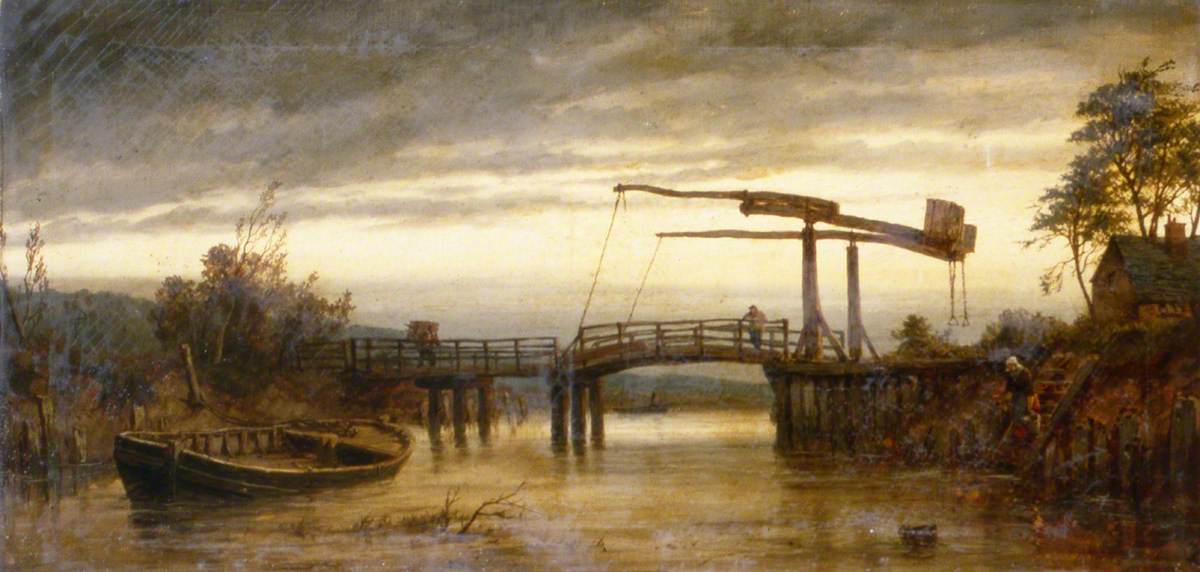 Old Drawbridge on the Ouse at Barcombe, East Sussex