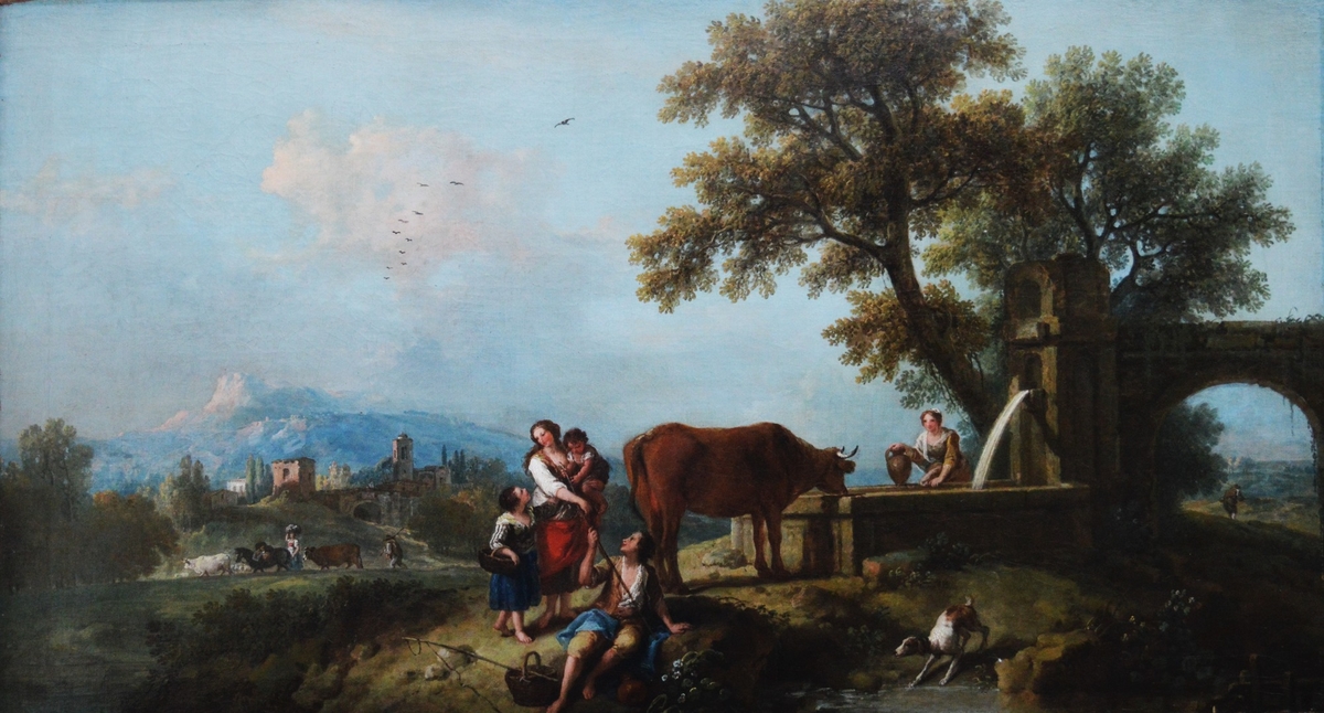 Pastoral Scene with Cowherds