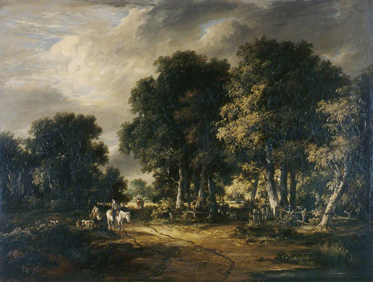 Road through a Forest