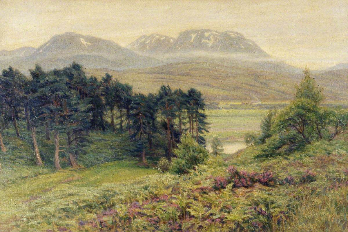 Scottish Mountain Landscape Art Uk