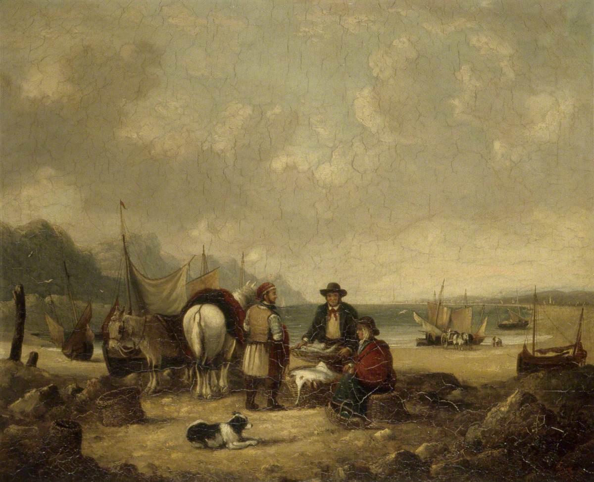 Fisher Folk by the Sea