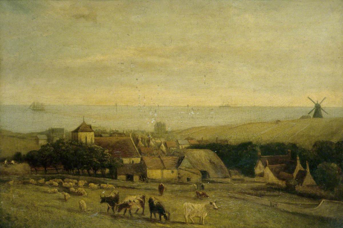 View of a Seaside Town: Rottingdean, East Sussex