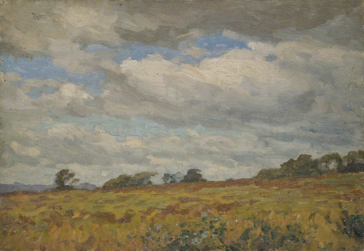 Landscape with Grey Clouds