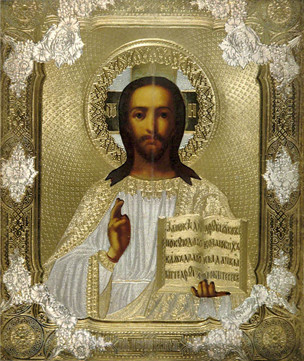Icon with Christ Pantocrator