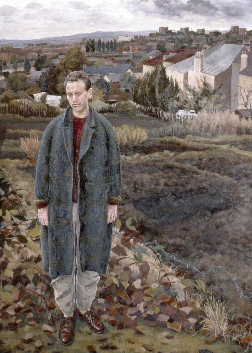 Vincent Lloyd on Blythe Hill, South London, with Kent Hills beyond