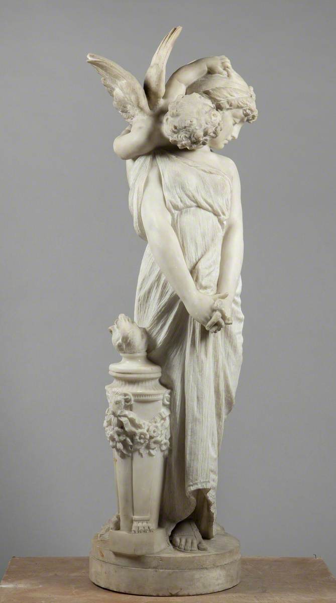 ATTRIBUTED TO ANTONIO ROSSETTI (B. 1819), ITALIAN, CIRCA 1880, LA  TENTAZIONE DI UNA VESTALE (THE TEMPTATION OF A VESTAL), 19th and 20th  Century Sculpture, Sculpture