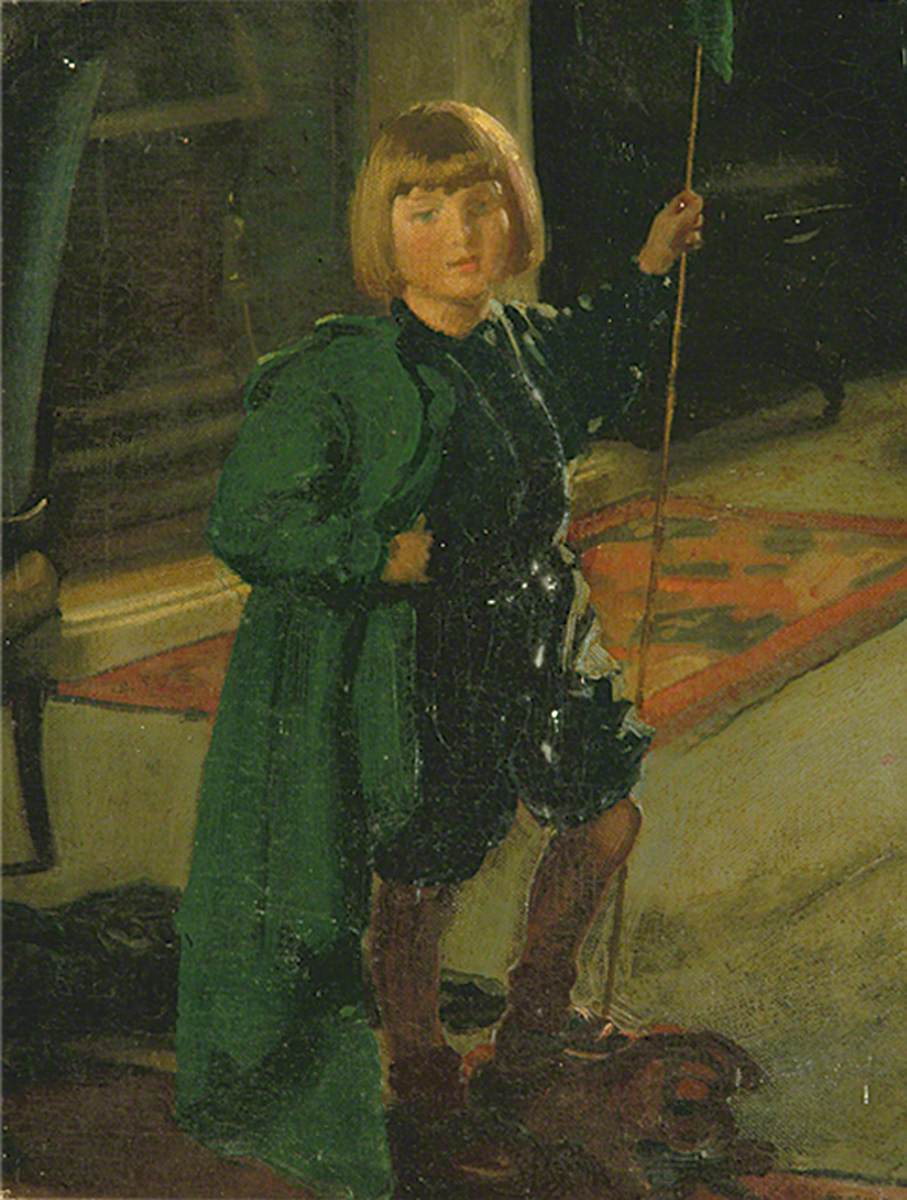 Child in a Green Cape