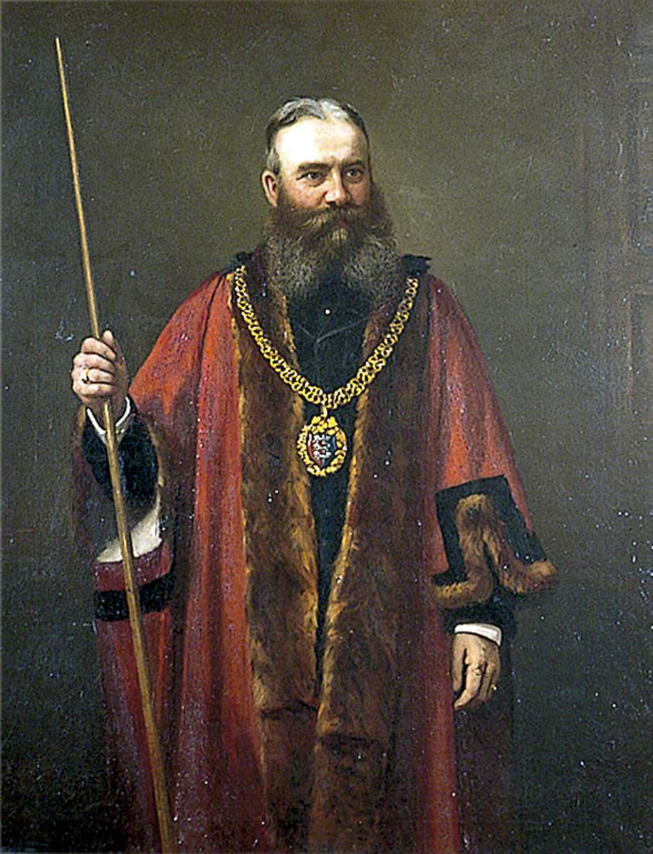 Edwin Bradnam in Mayoral Robes