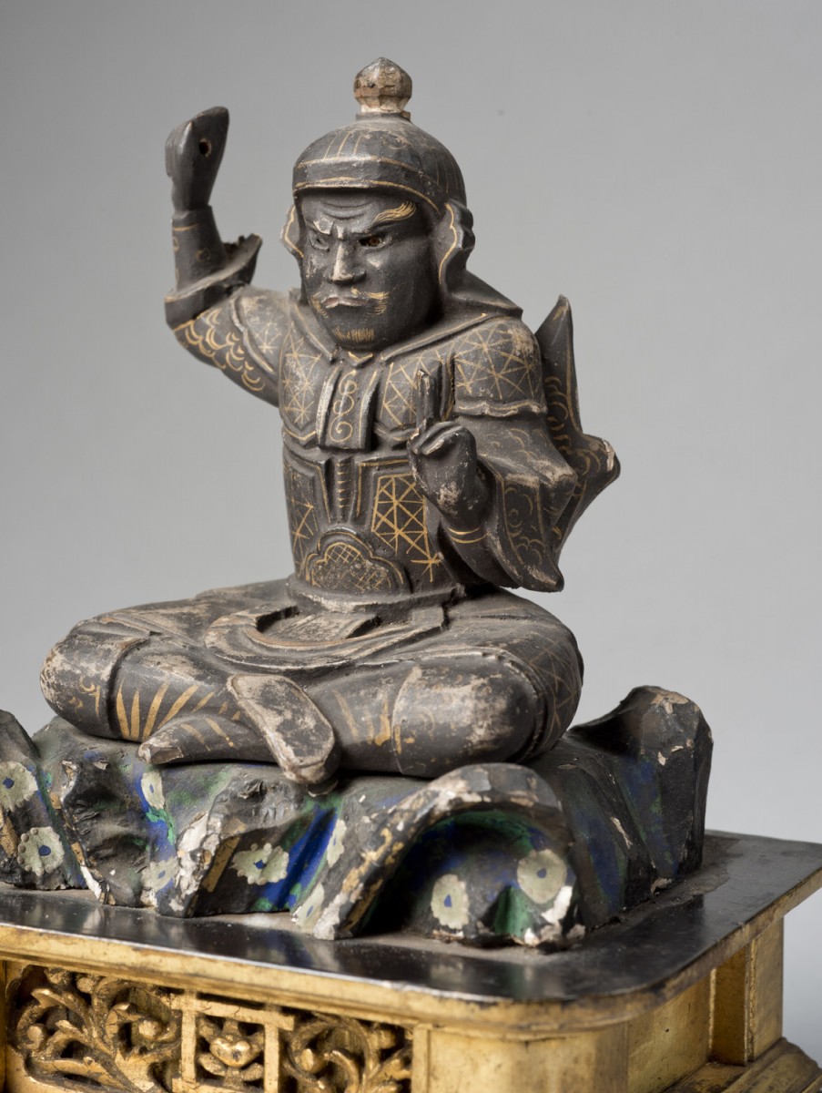Seated Warrior Figure