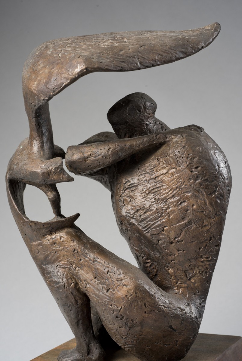 Figure with Bird (perhaps Prometheus with the eagle)