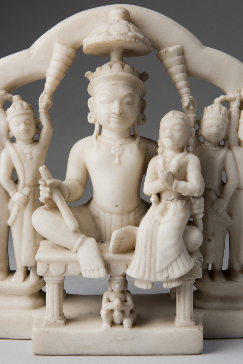 Rama and Sita, with Hanuman and Attendants