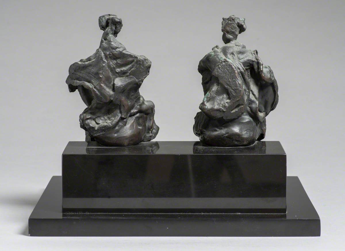 Two Seated Figures