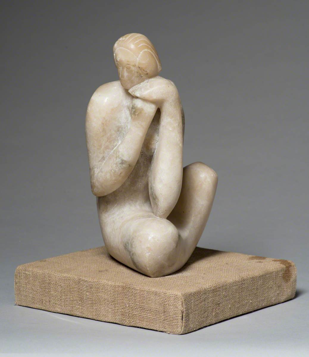 Seated Female Figure Sculpture #8