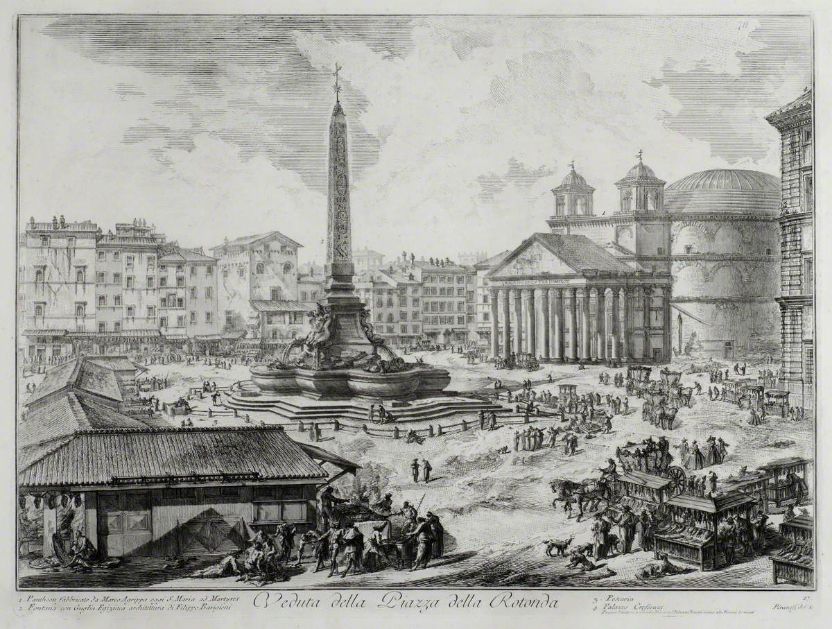 Veduta della Piazza della Rotonda | Art UK