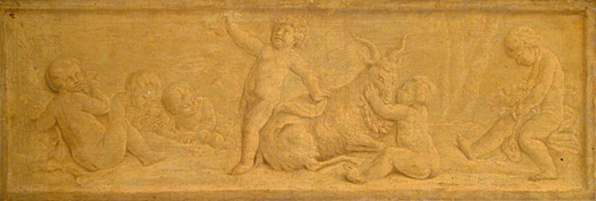 Allegory of Plenty, Cherubs Playing with a Ram