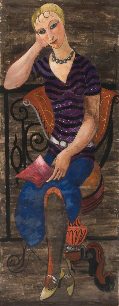 Girl on a Chair (Figure for a Screen)
