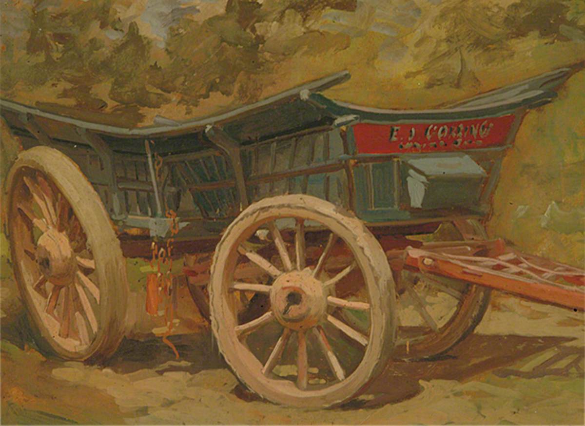Farm Wagon, Exceat, East Sussex Art UK