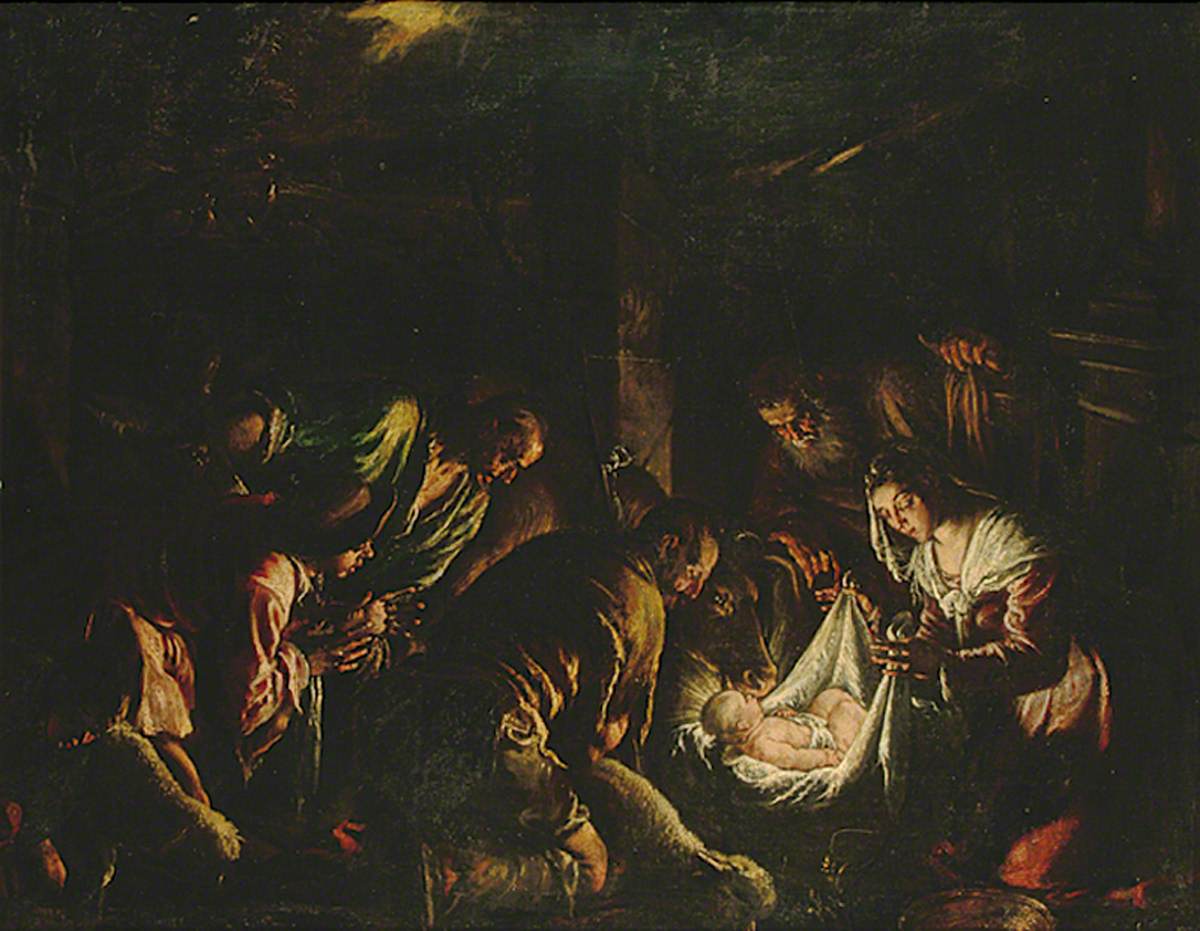 Nativity Scene: The Adoration of the Shepherds