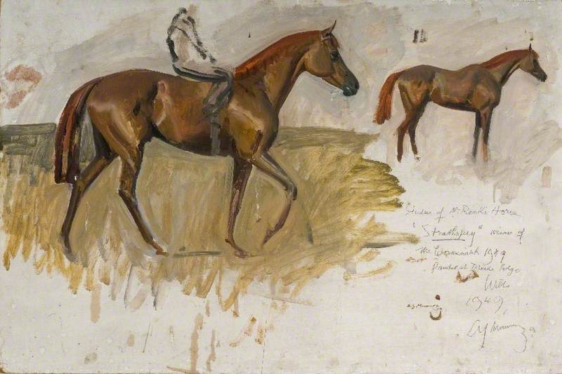 Studies of Mr Rank's Horse, 'Strathspey', Winner of 1949 Cesarewitch
