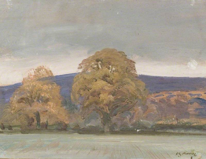 A Landscape with Trees on the Edge of a Field