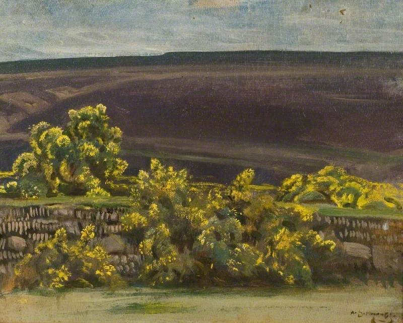 An Exmoor Landscape with Gorse