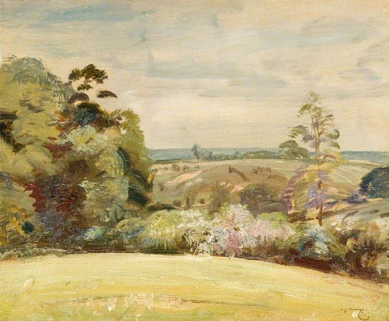 A Spring Landscape, Raydon, Suffolk