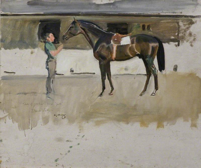 Study of J. B. Rank's Horse, 'Jock', Druids' Lodge