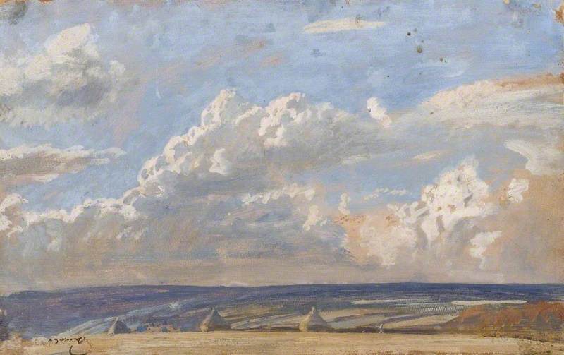 Wide Landscape with Stacks