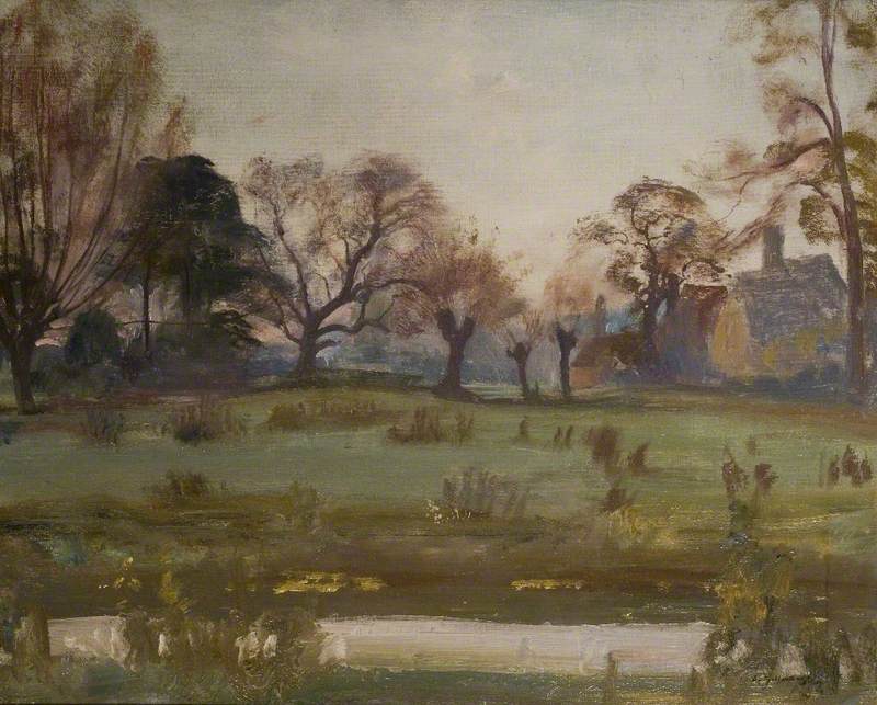 A Landscape with Cottage