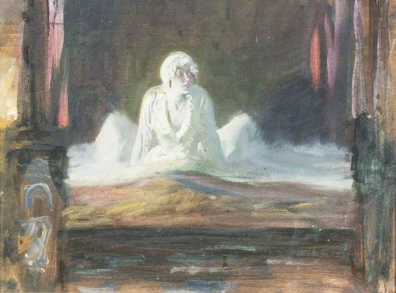 Study for 'The Haunted Room'