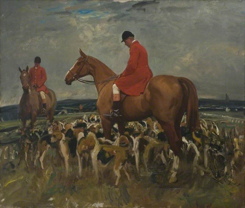 Nobby Gray with the Hunt