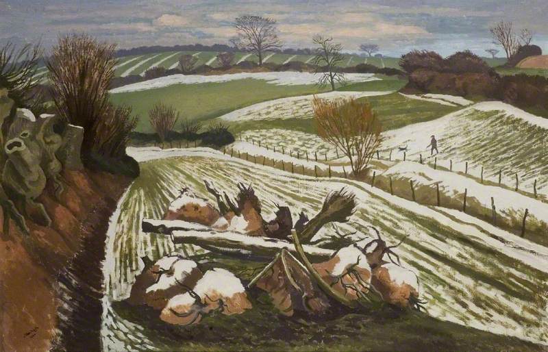 Melting Snow at Wormingford