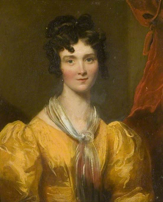 Portrait of a Young Lady in a Yellow Dress