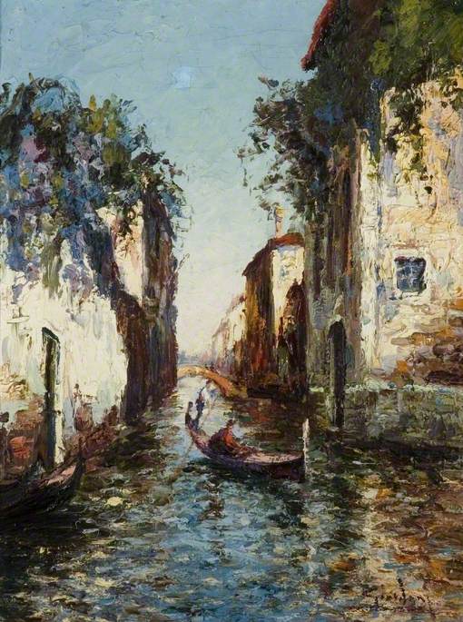 Venetian Canal Scene