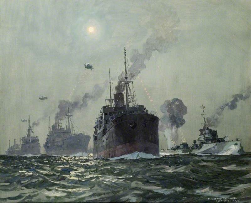 Convoy off Southend Pier: Attack by Moonlight