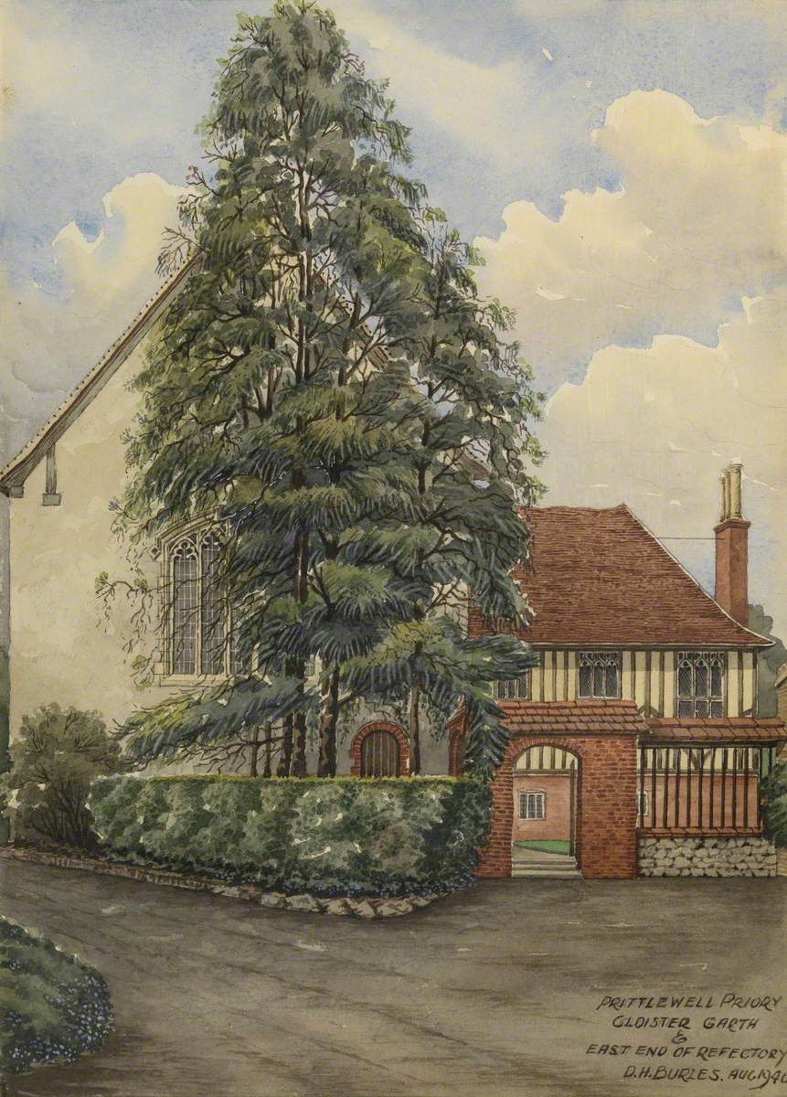 Prittlewell Priory Cloister and East End of Refectory