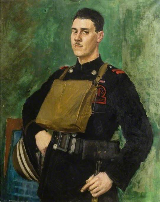 District Officer F. G. Keen of Chelmsford, OBE, Auxiliary Fire Service