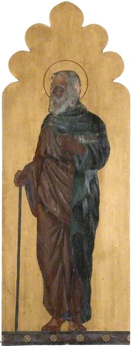 Saint with Stick and Book