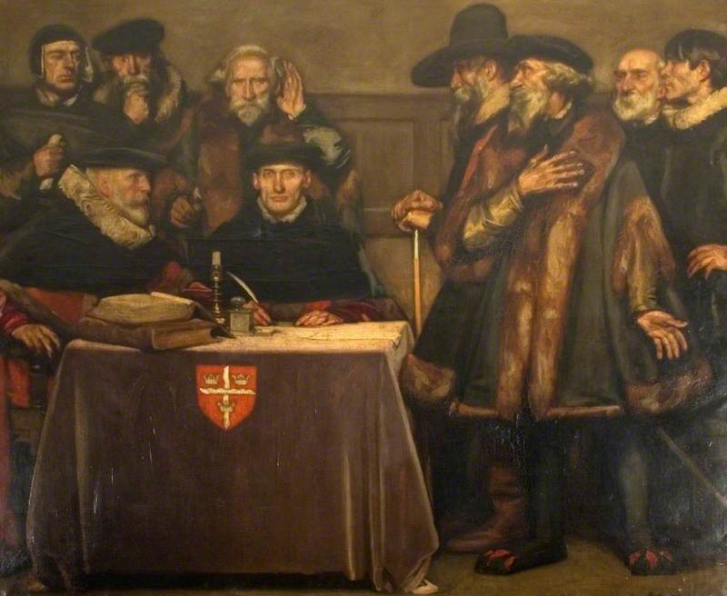 Dutch Refugees Fleeing from the Persecution of the Duke of Alba, Praying Permission of the Bailiffs of Colchester to Settle in the Town, 1570 AD