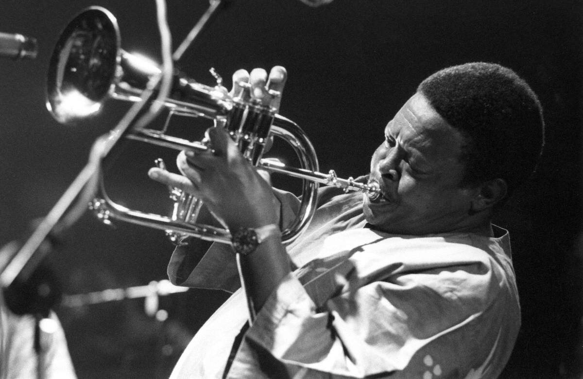 Hugh Masekela (1939–2018), Cambridge, 1993