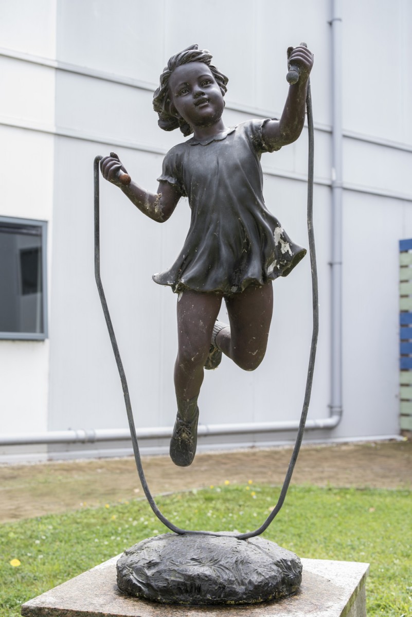 Girl Skipping